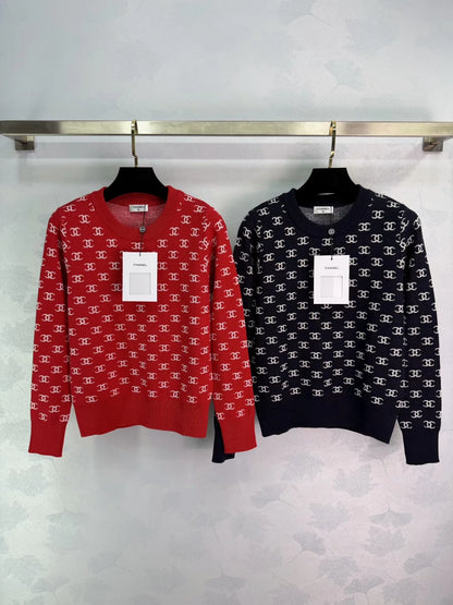 Monogram Knit Sweater