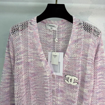 Openwork Knit Cardigan