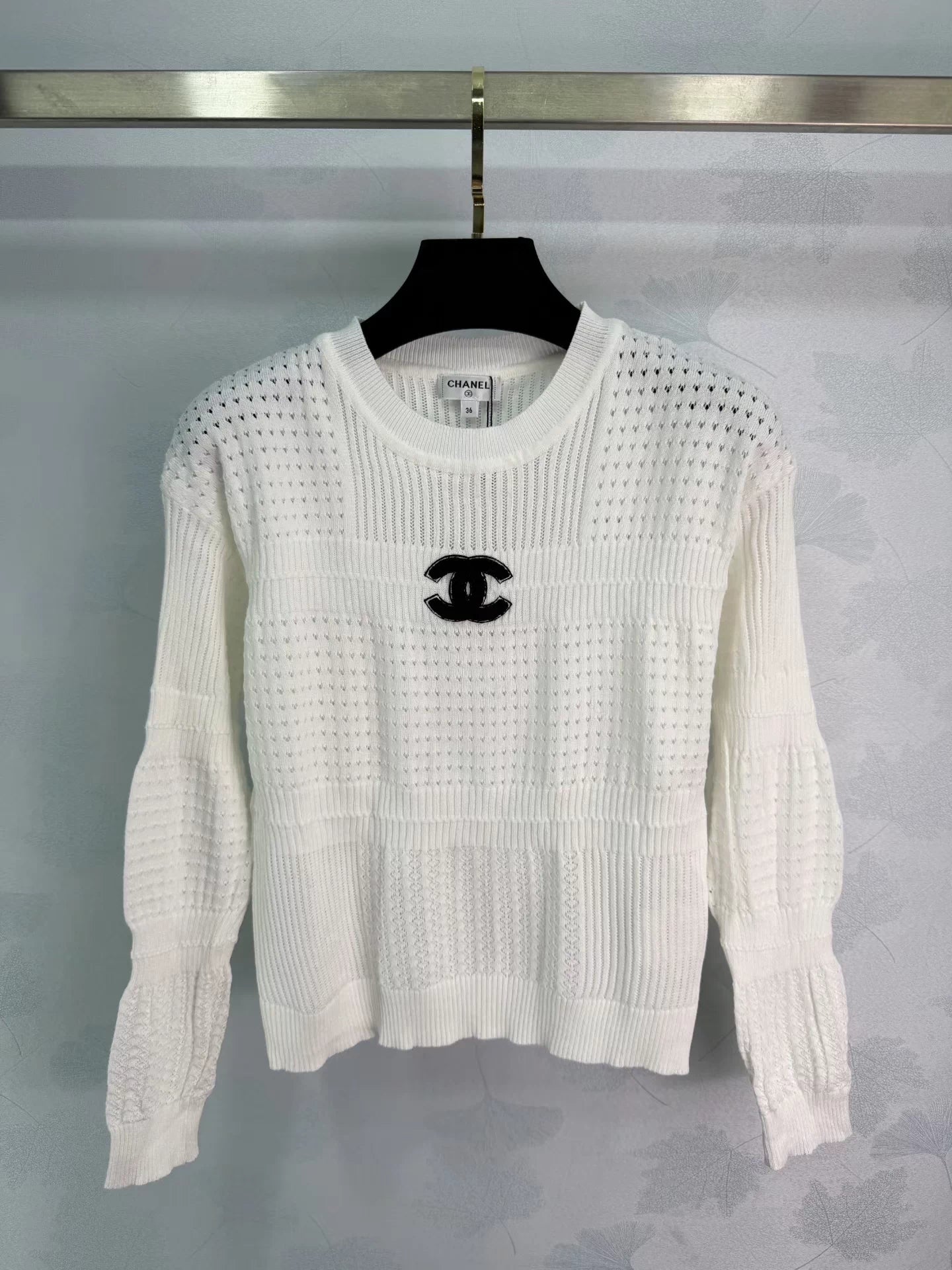 Openwork Knit Sweater