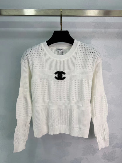 Openwork Knit Sweater