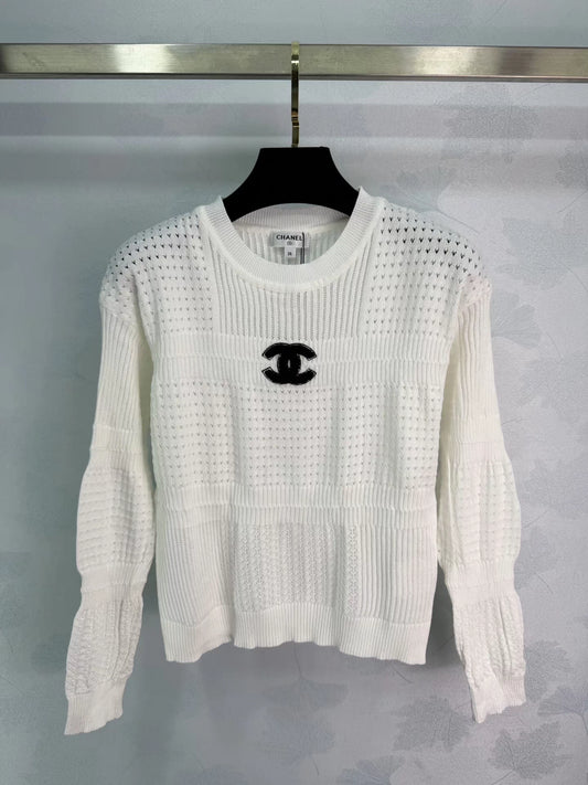 Openwork Knit Sweater