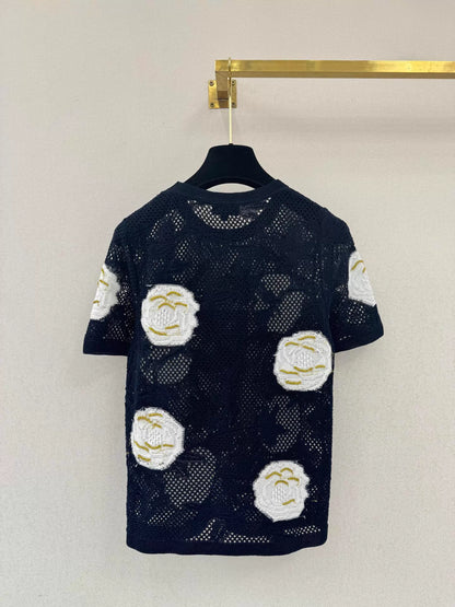 26ss Openwork Knit T-shirt