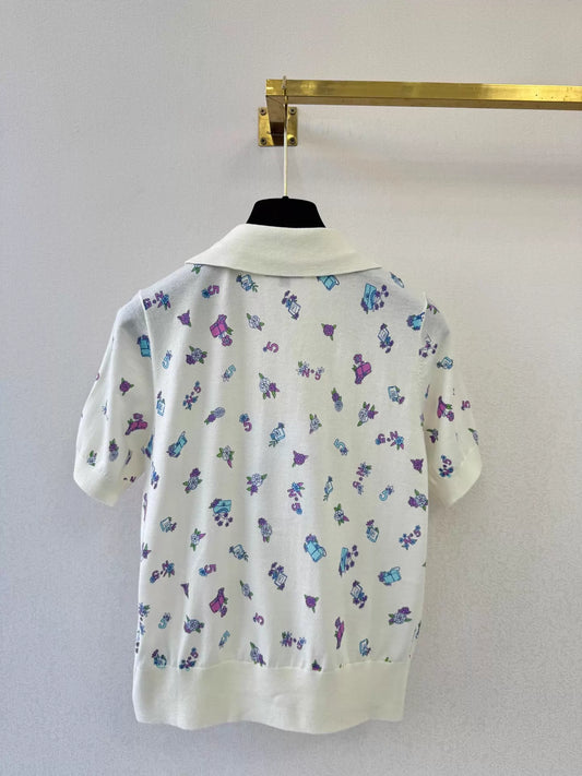 Knitted Polo Shirt