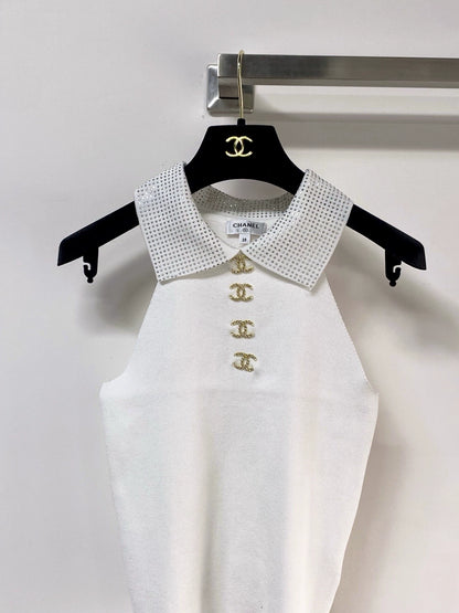 26ss Gold button vest