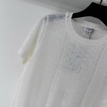 26ss Openwork Knit T-shirt