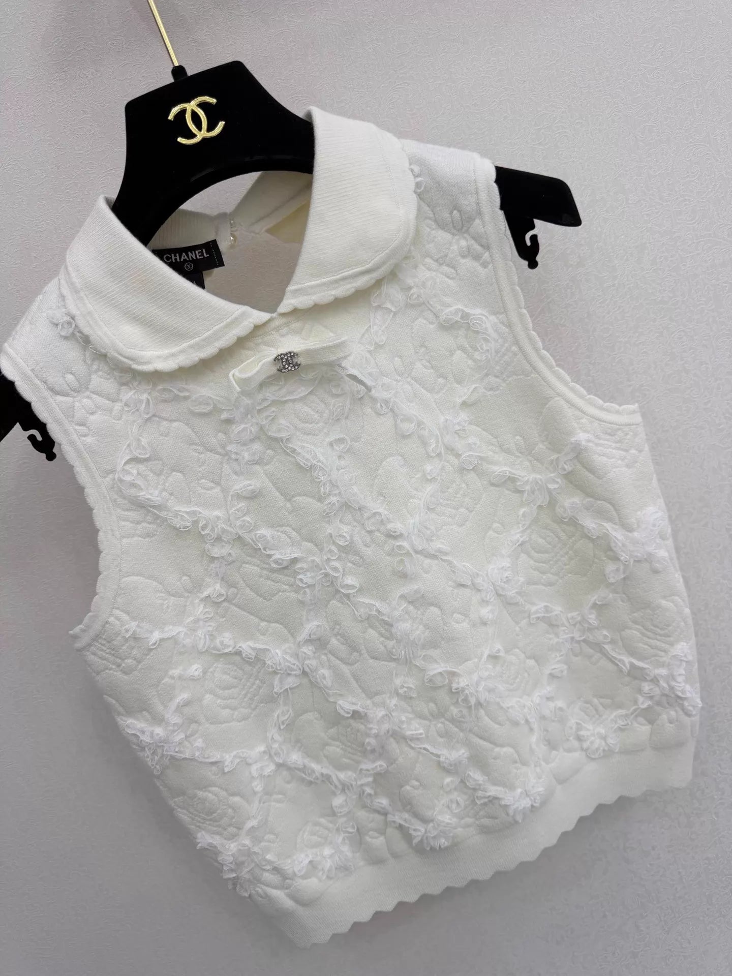 26ss Lace Knit Vest