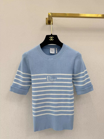 26ss Striped Knit T-Shirt