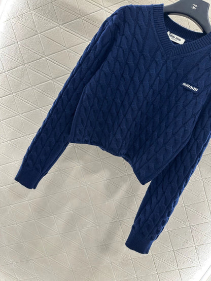 25fw Fried Dough Twists knitting pullover sweater