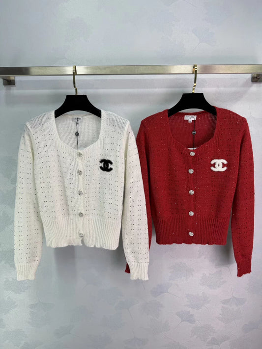 Classic knit cardigan