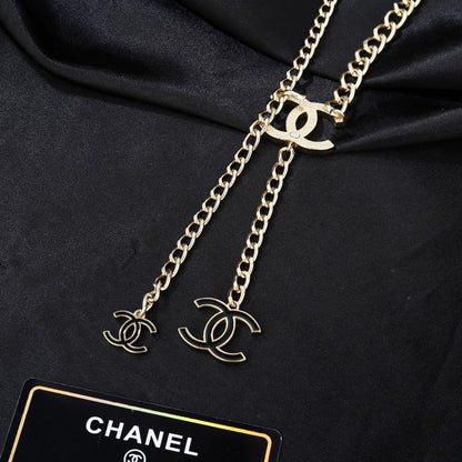 Gold chain waist chain