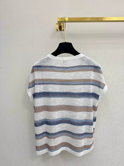 26ss Striped Knit T-shirt