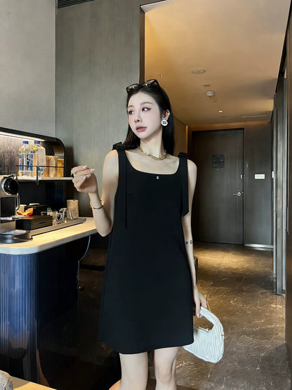 26ss Bowknot Vest Dress