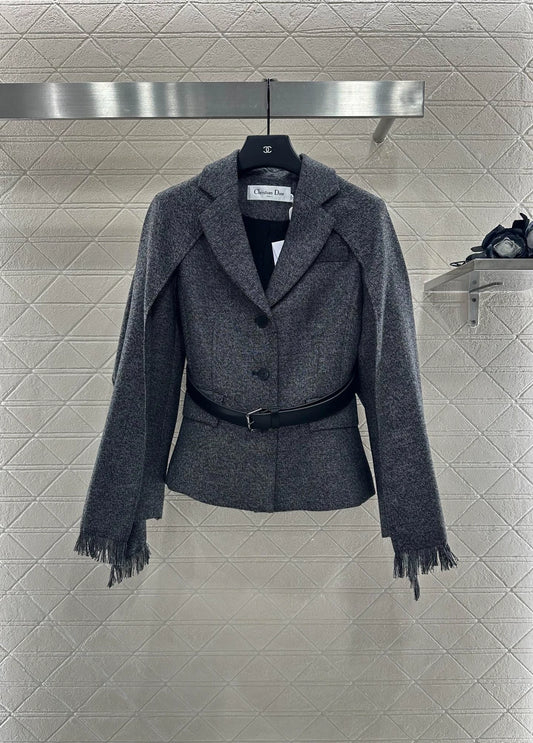 25fw Shawl lapel waistband suit multiple piece set