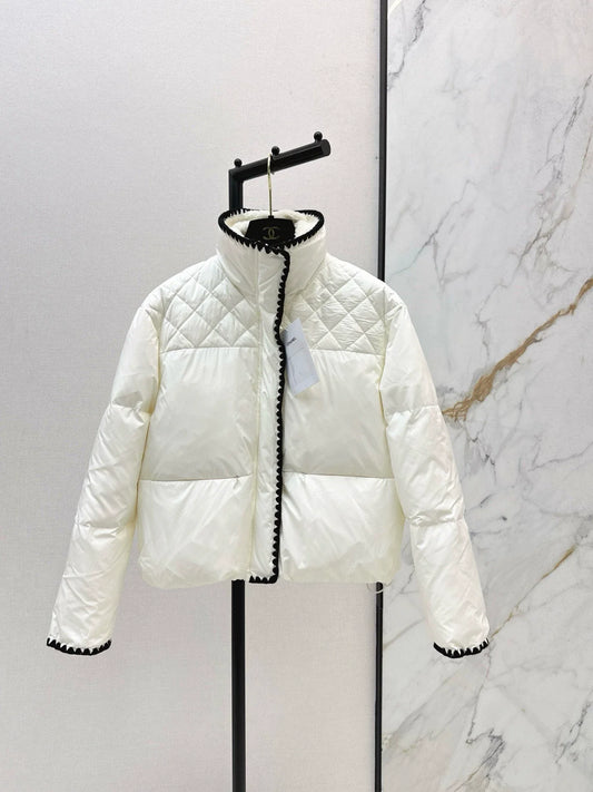 Standing collar down jacket