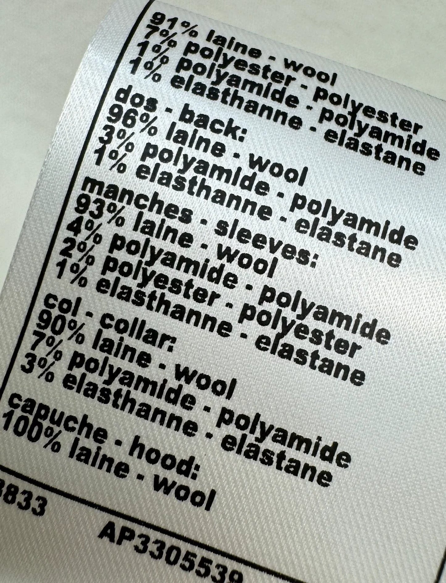 High necked woolen sweater