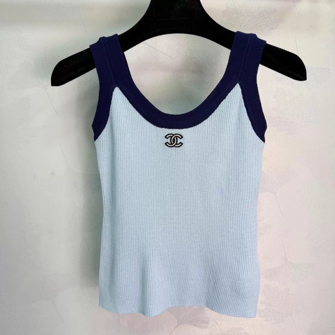 26ss Knit Cardigan and Vest Two-Piece Set