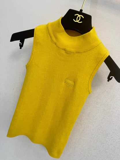 26ss Sleeveless Knitted Vest