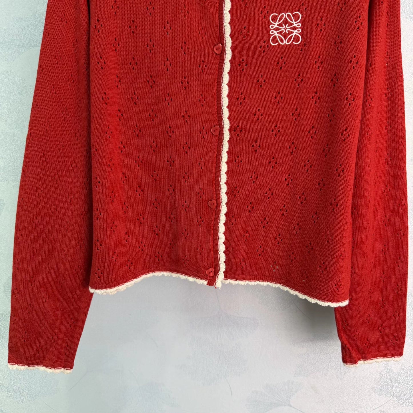 Color-blocked Knit Cardigan