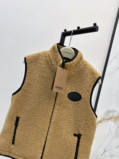 25fw Polar fleece stand collar vest