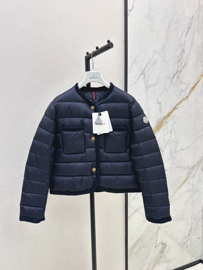 25fw Knitted and spliced down jacket