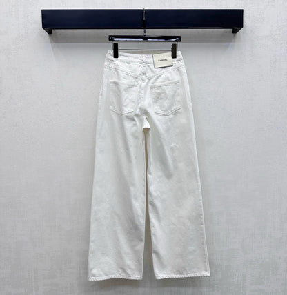 Chanel/26 New Wide-Leg Denim Pants