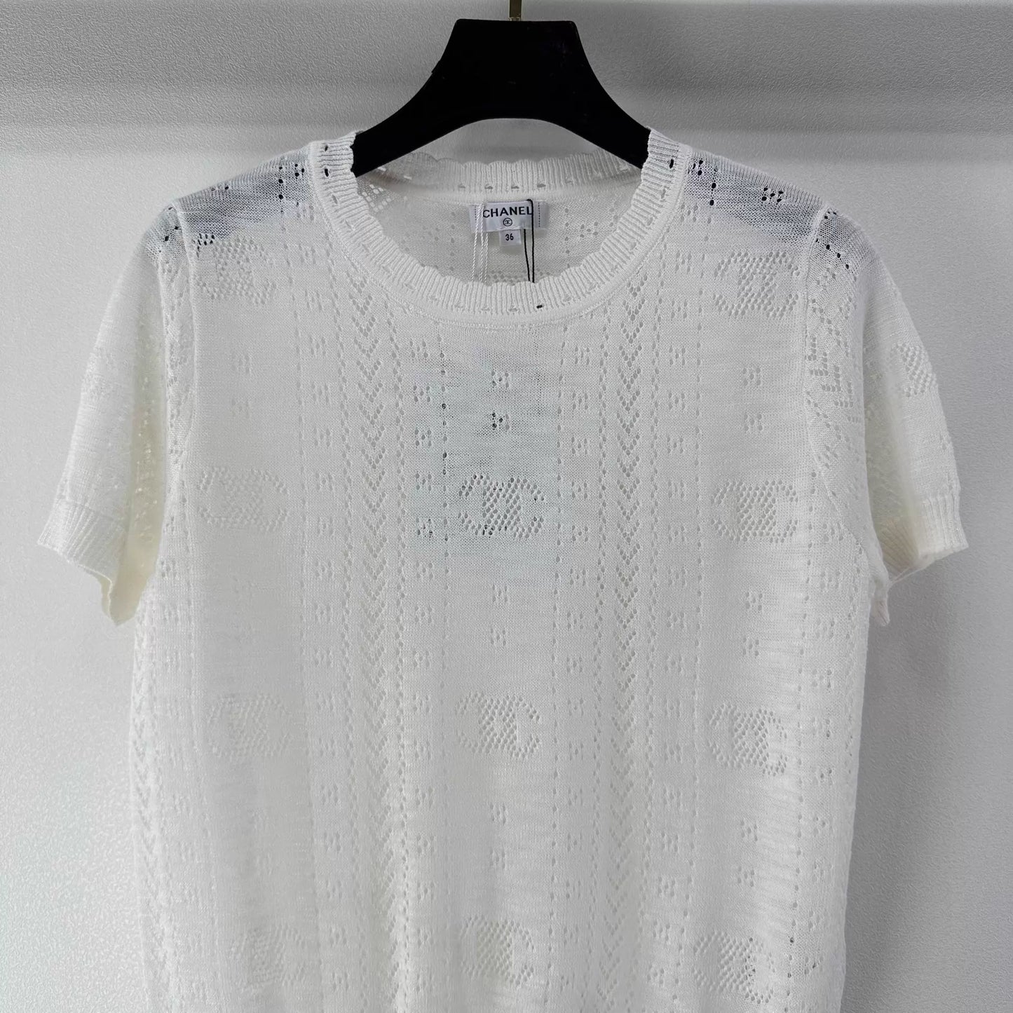 26ss Openwork Knit T-shirt