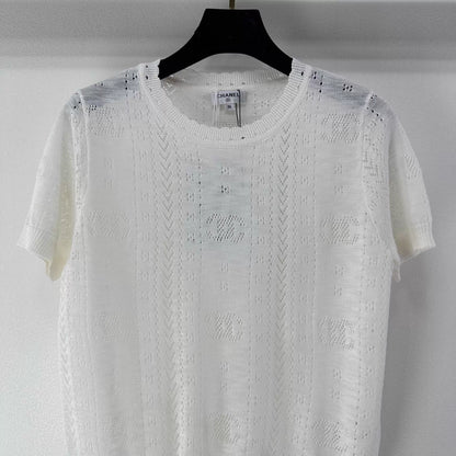 26ss Openwork Knit T-shirt