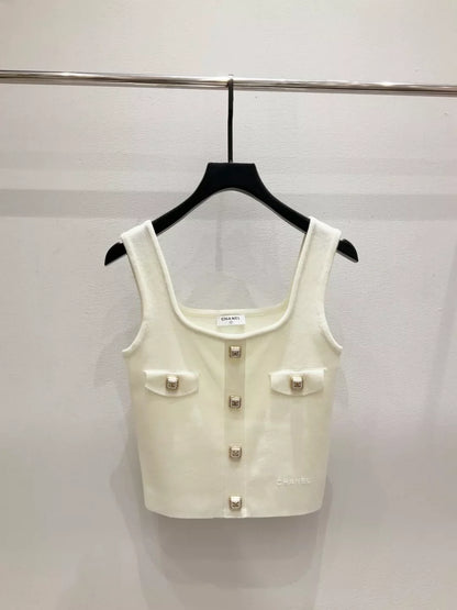25fw knitted vest
