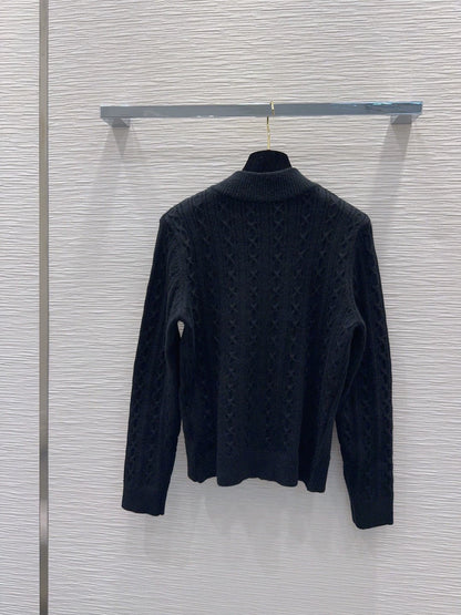 26New Classic Color-Block Cardigan
