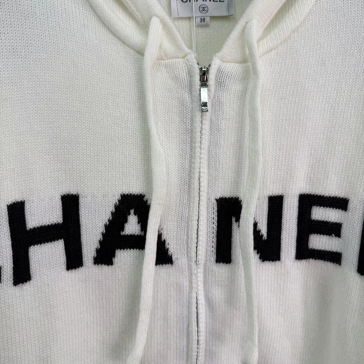 Hooded Zip-Up Long-Sleeve Cardigan