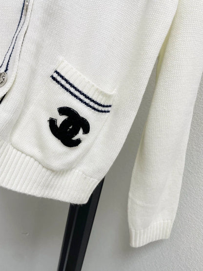 Double C Knitted Cardigan