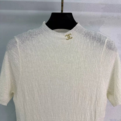 26ss Textured Knit T-Shirt