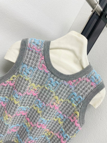 25fw Jacquard vest