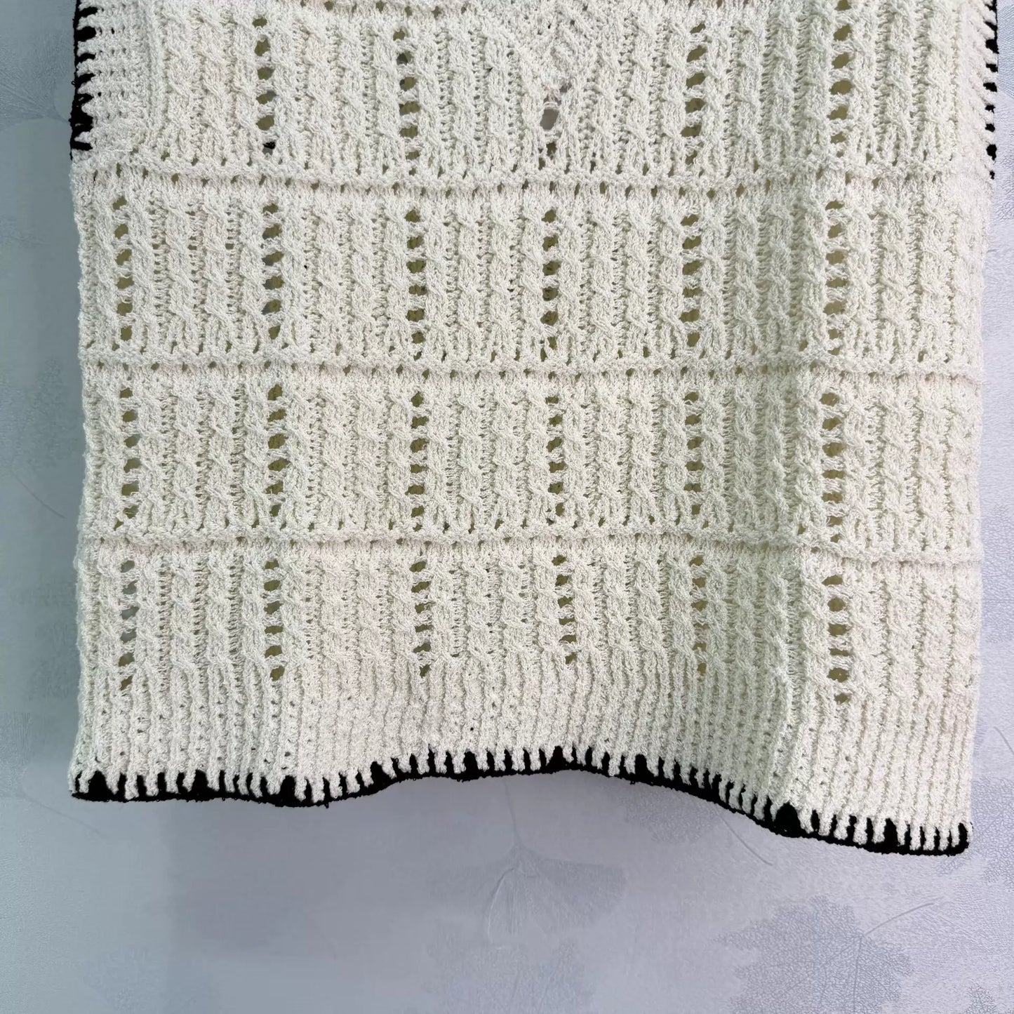 Crochet Knit Vest