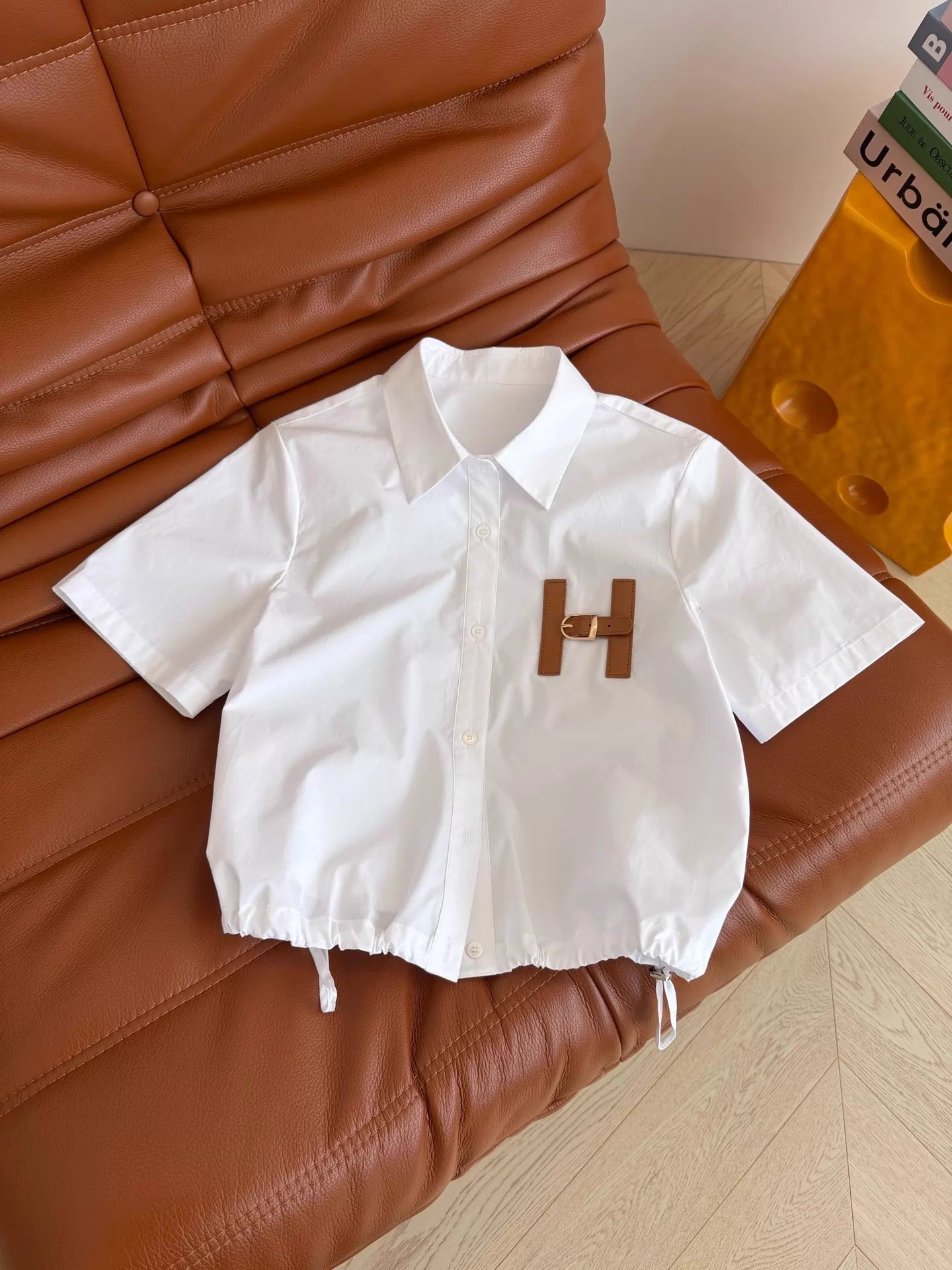 26ss H-patterned T-shirt