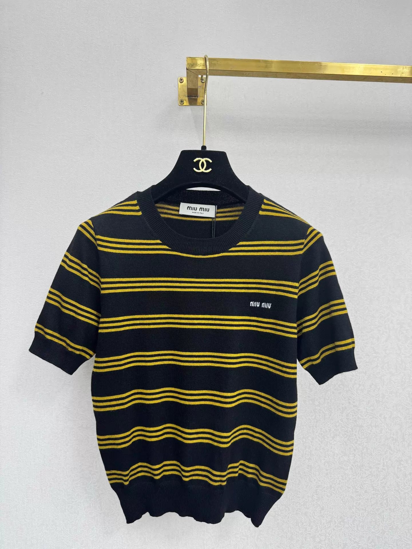 Knit Short-Sleeve Top