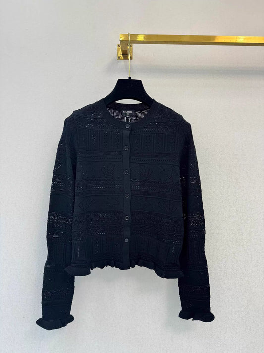 Openwork Knit Cardigan