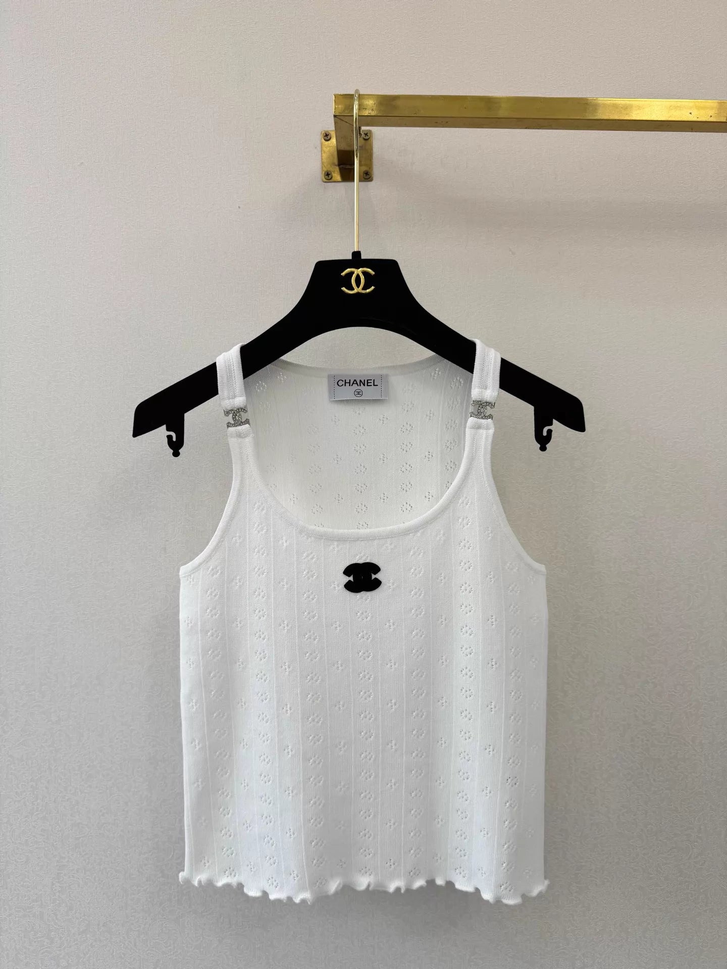 26ss Ruffled Knit Vest
