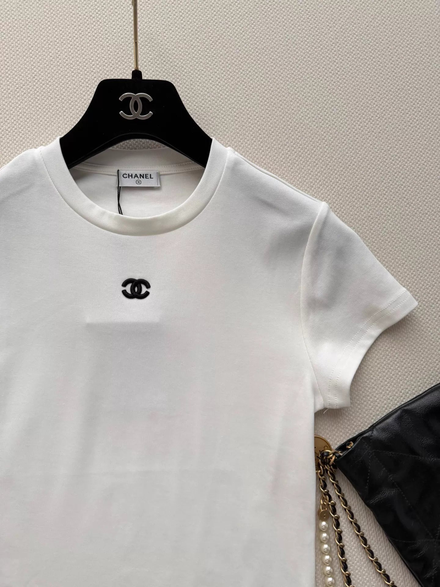 26ss Double C logo T-shirt on the chest
