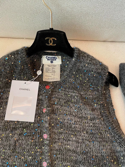 25fw Colorful pearl vest（Medieval Series）