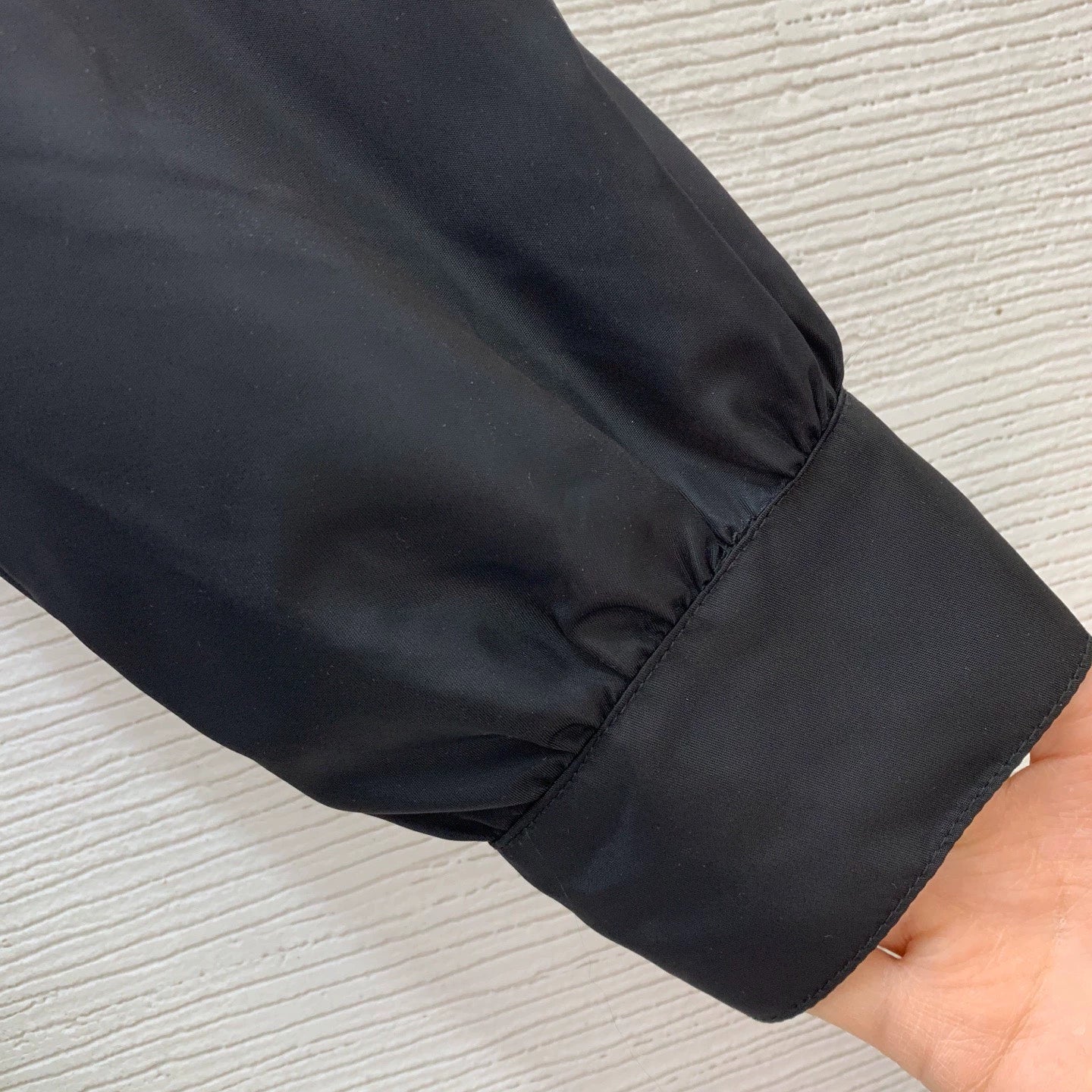 26ss Ruffled Hooded Nylon Jacket