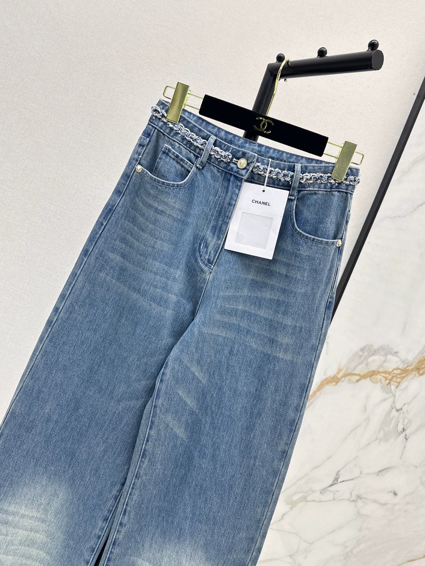 25 new nostalgic washed denim straight pants