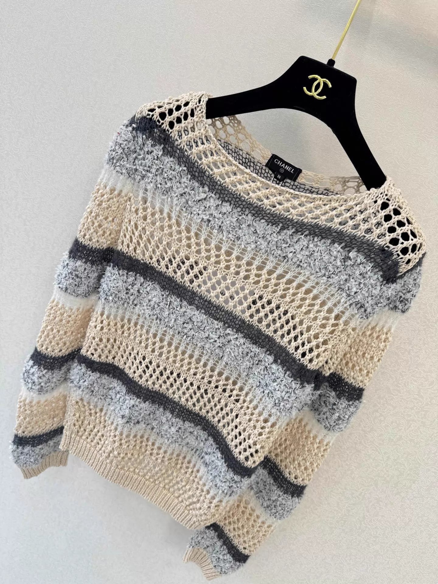 Openwork Knit Sweater