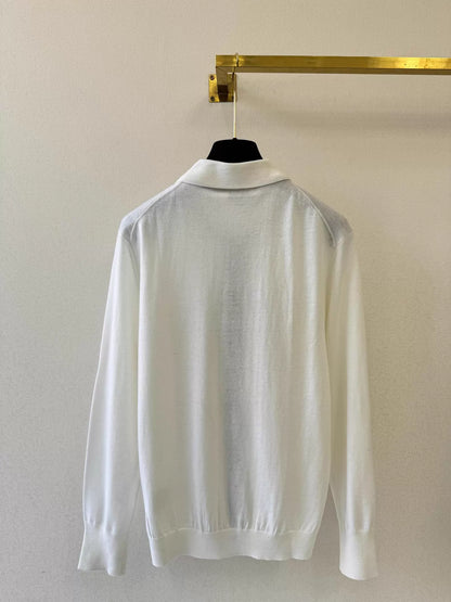 Shirt Collar Cardigan