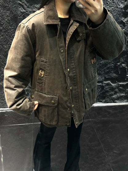 Make old denim workwear and goose down clothing