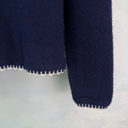 Color-blocked Knit Sweater