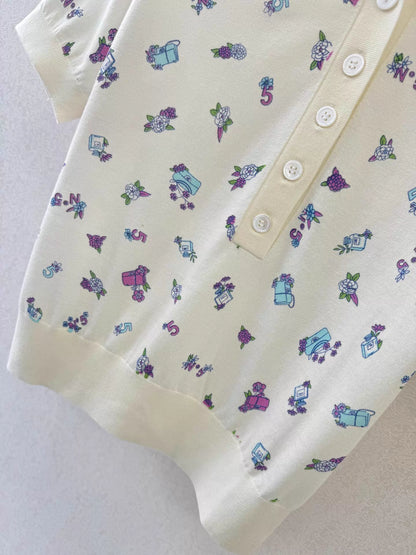 Knitted Polo Shirt