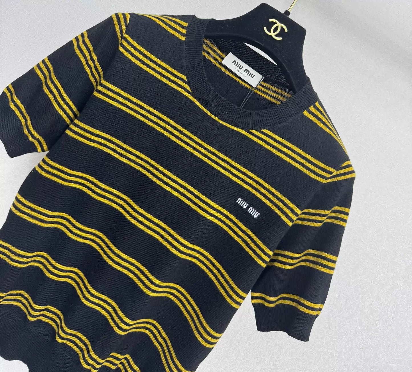 Knit Short-Sleeve Top
