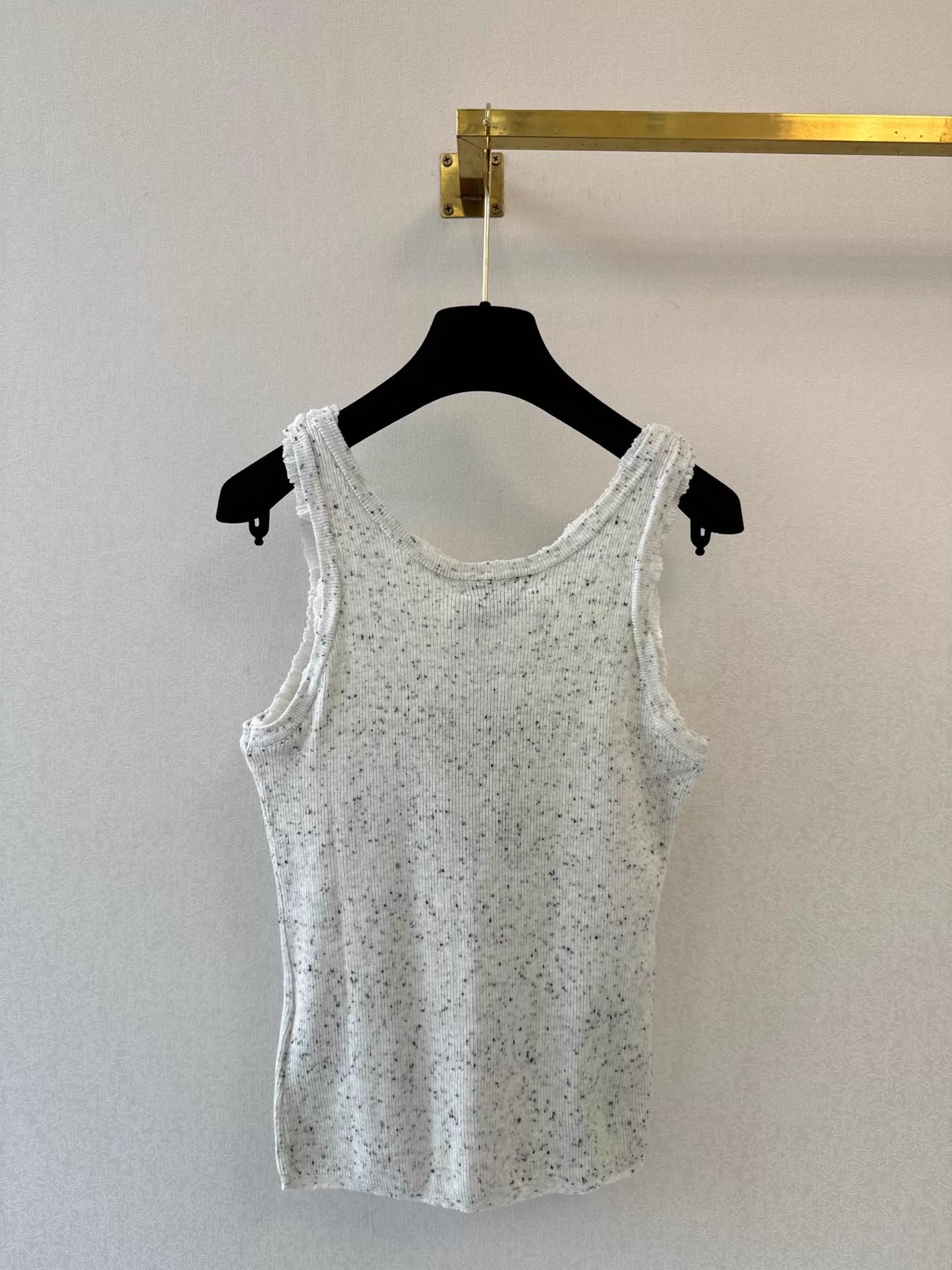 26ss Color-blocked Knitted Vest