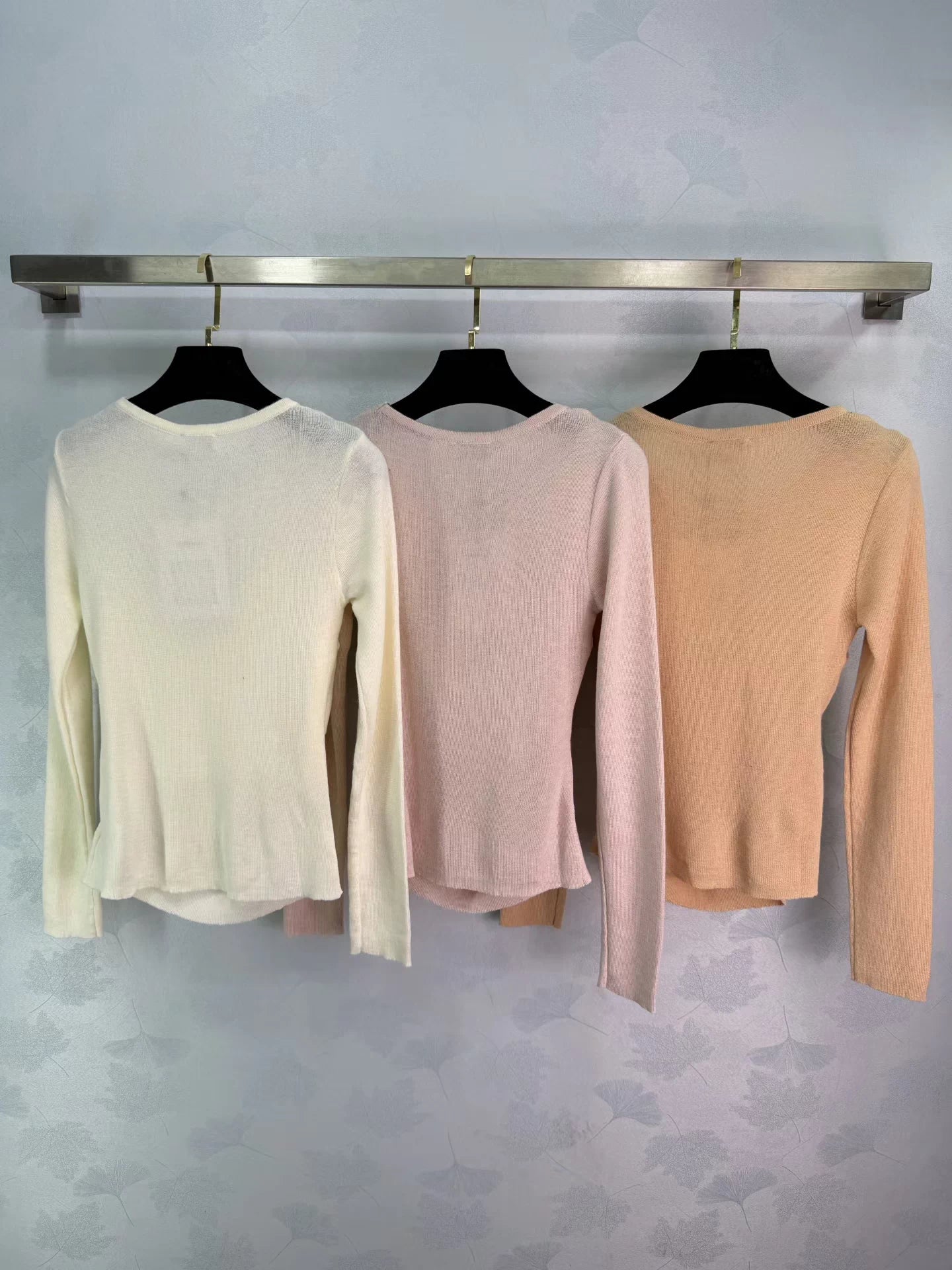 Bow-tie Faux Two-Piece Knit Top